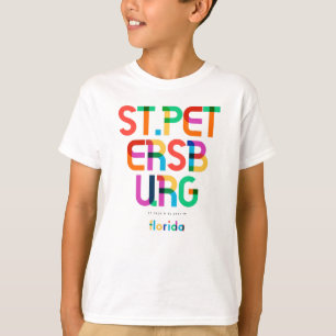 T-shirt Saint-Pétersbourg Floride au milieu du siècle, Pop