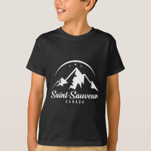 T-shirt Saint-sauveur Canada Station de ski Ski Snowboardi