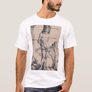 T-shirt Saint Sébastien attaché à la colonne