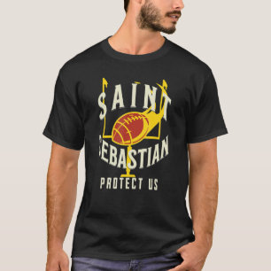 T-shirt Saint Sébastien Patron Saint des joueurs de footba