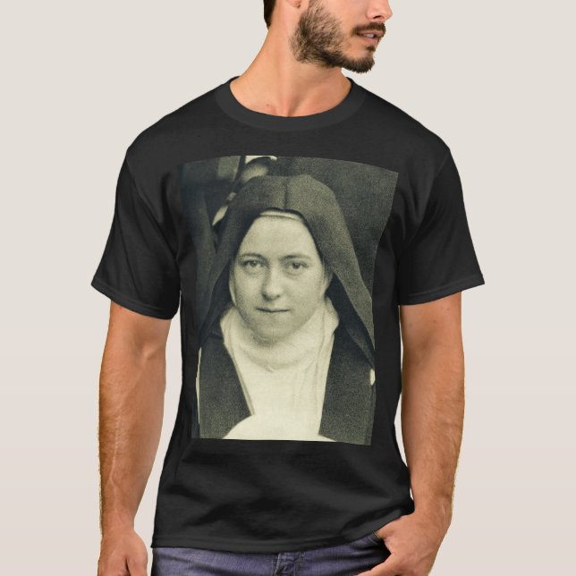 T-shirt Saint Thérèse de l'Enfant Jésus et la Sainte Face (Devant)