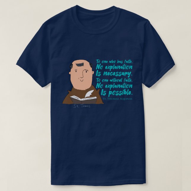 T-shirt Saint Thomas d'Aquin 2 (Design devant)