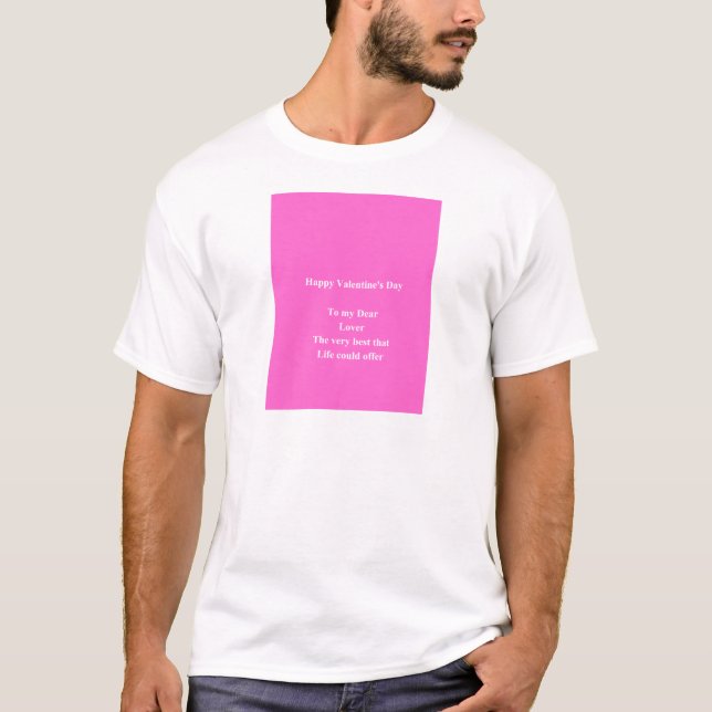 T-shirt Saint Valentin (Devant)