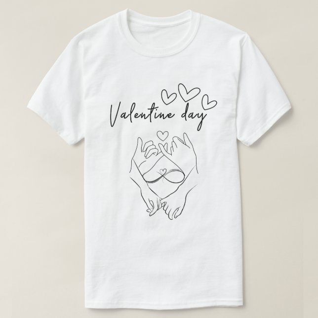 T-shirt Saint Valentin (Design devant)