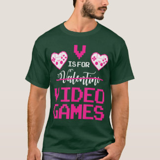 T-shirt Saint-Valentin 2021 Jeu Vidéo Jeux Joueur Filles