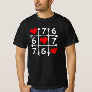 T-shirt Saint-Valentin 67 Six Sept Mème Amour 6 7 Cœur