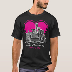 T-shirt Saint Valentin à Pékin