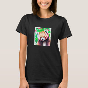 T-shirt Saint Valentin Amour Coeur Rouge Panda Girlfriend