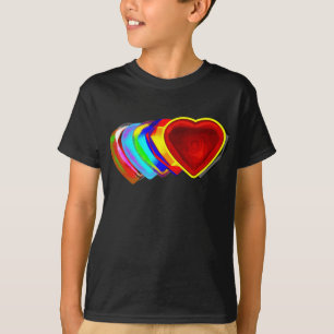 T-shirt Saint Valentin Coeur Art Abstrait