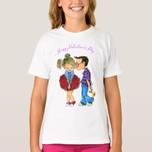 T-Shirt Saint-Valentin Couple Mignon