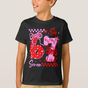 T-shirt Saint-Valentin drôle 67 Mème 6 7 Arc de Saint-Vale