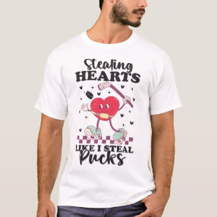T-shirt Saint Valentin drôle qui vole des cœurs comme je v
