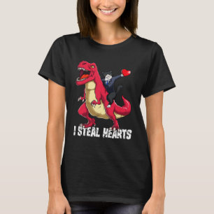 T-shirt Saint-Valentin Je vole des coeurs Chat Dabbing à c