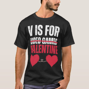 T-shirt Saint-Valentin Jeux Vidéos Drôle Femmes et Hommes 