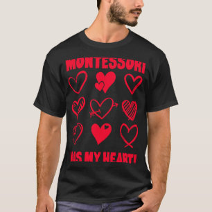 T-shirt Saint Valentin Montessori a mon coeur appréciati