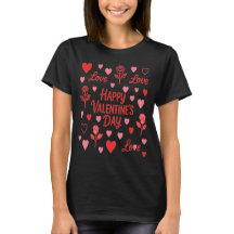 Saint-Valentin noir élégant 