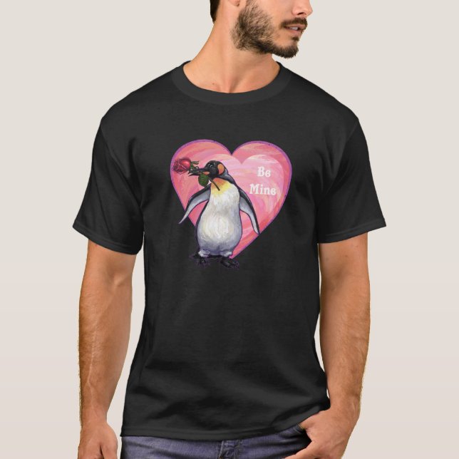 T-shirt Saint-Valentin Penguin (Devant)