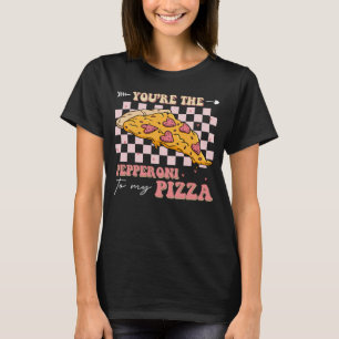 T-shirt Saint Valentin Pizza Party Pizza Couple Pizza Ea