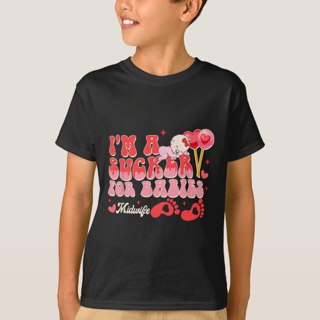 T-shirt Saint-Valentin Travailleur de naissance Je suis un (Devant)