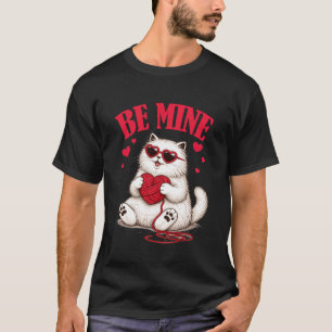 T-shirt Saint-Valentin XOXO Chat Drôle Amateur de Chats Fe