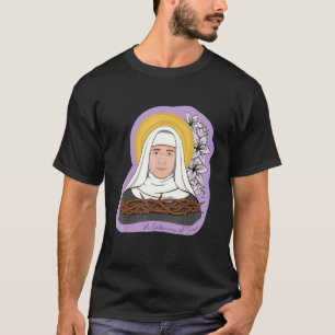 T-shirt Sainte Catherine de Sienne Catholicité Pureté Fill