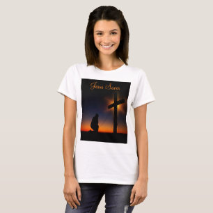 T-shirt Sainte Croix au coucher du soleil (Personnaliser)
