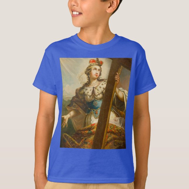 T-shirt Sainte-Hélène de Constantinople avec croix (Devant)