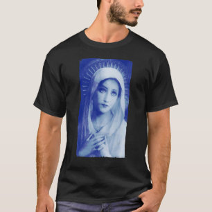 T-shirt Sainte Mère Marie Mère de Jésus Catholique Vintage
