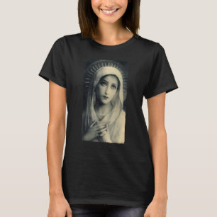 T-shirt Sainte Mère Marie Mère de Jésus Vintage catholique