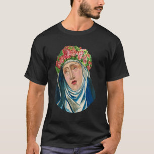 T-shirt Sainte Rita de Cascia Prière Patron catholique Sai