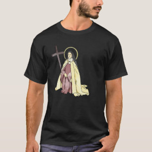 T-shirt Sainte Thérèse de Lisieux Enfants Petite Fleur Ros