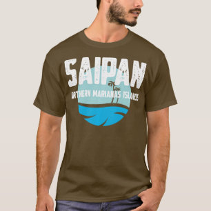T-shirt Saipan CNMI Sun et manches longues de mer