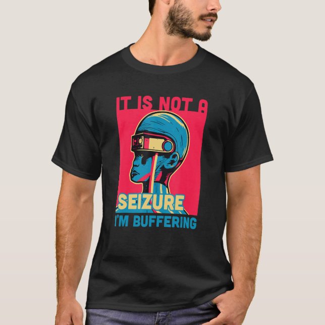 T-shirt Saisie ruban violet pour la sensibilisation à l'ép (Devant)