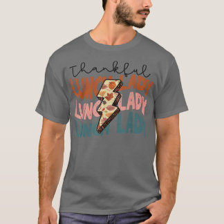 T-shirt Saison Automne Joyeux Déjeuner Lady Thanksgivin