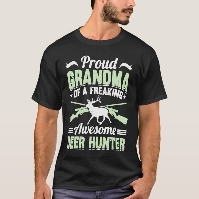 T-shirt Saison Chasse au cerf Grande-mère Huntsman Gr (Devant)