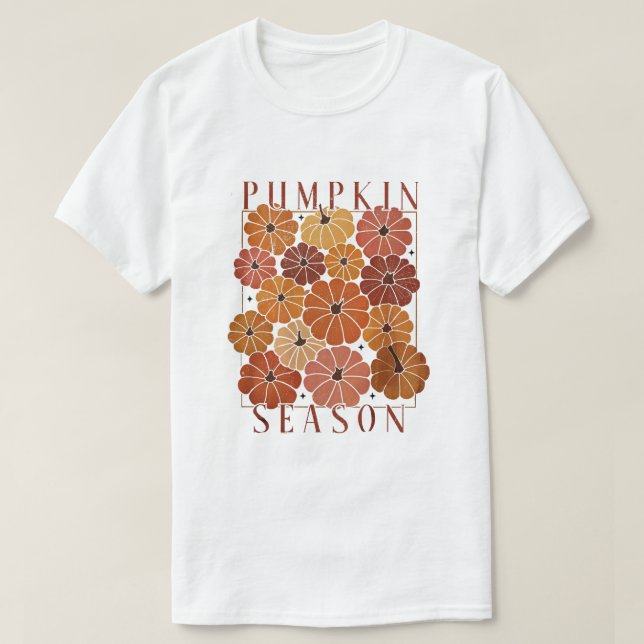 T-shirt saison citrouille (Design devant)