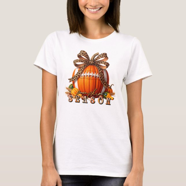 T-shirt Saison citrouille (Devant)