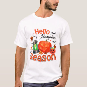 T-shirt Saison Citrouille Hello