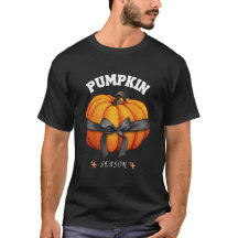 Saison de citrouille Retro Coquette Halloween T-sh