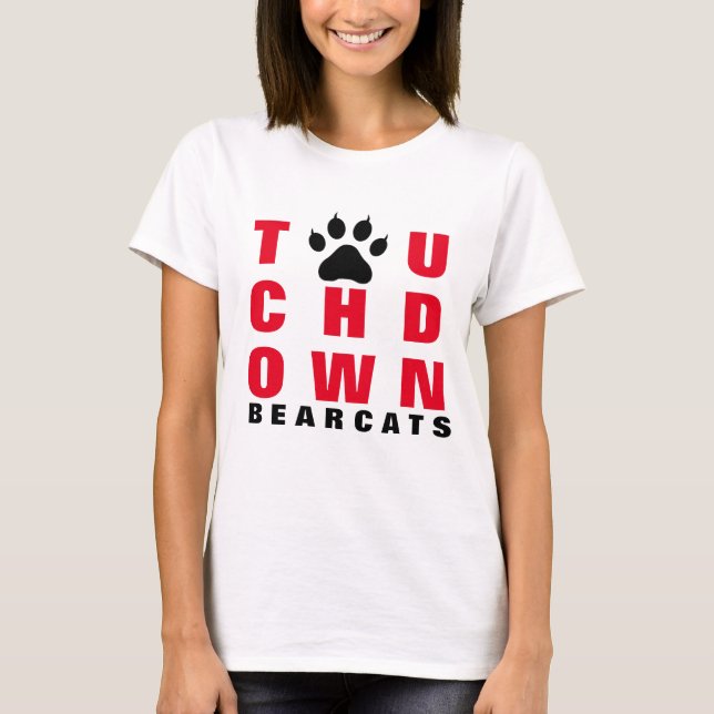 T-shirt Saison de football Touchdown Bearcats (Devant)