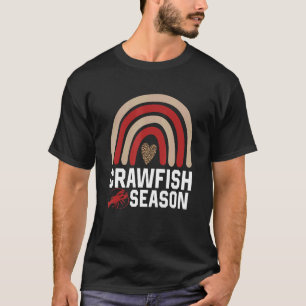 T-shirt Saison d'écrevisses Léopard Arc-en-ciel Chaudière