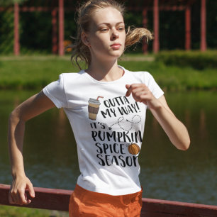 T-shirt Saison d'épices citrouille Funny Automne Coffee Ty