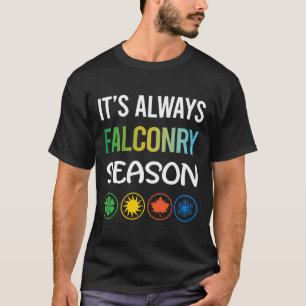 T-shirt Saison drôle Falconry Falconer
