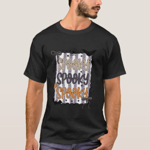 T-shirt Saison éffrayante Coquette Bow Halloween Citrouill