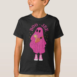 T-shirt Saison éffrayante Fantôme rose Halloween Costume B