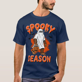 T-shirt Saison effrayante Funny Halloween Trick or Treat