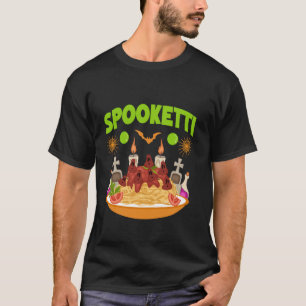 T-shirt Saison éffrayante Halloween Costume Spaghetti Spoo