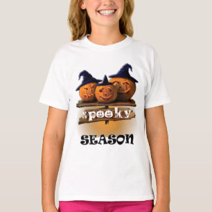 T-shirt saison effrayante Joyeux Halloween