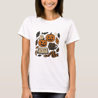T-shirt Saison éffrayante - Vibes Haunted Halloween