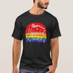 T-shirt Saison la plus heureuse Lesbian Gay LGBTQ Hommes F